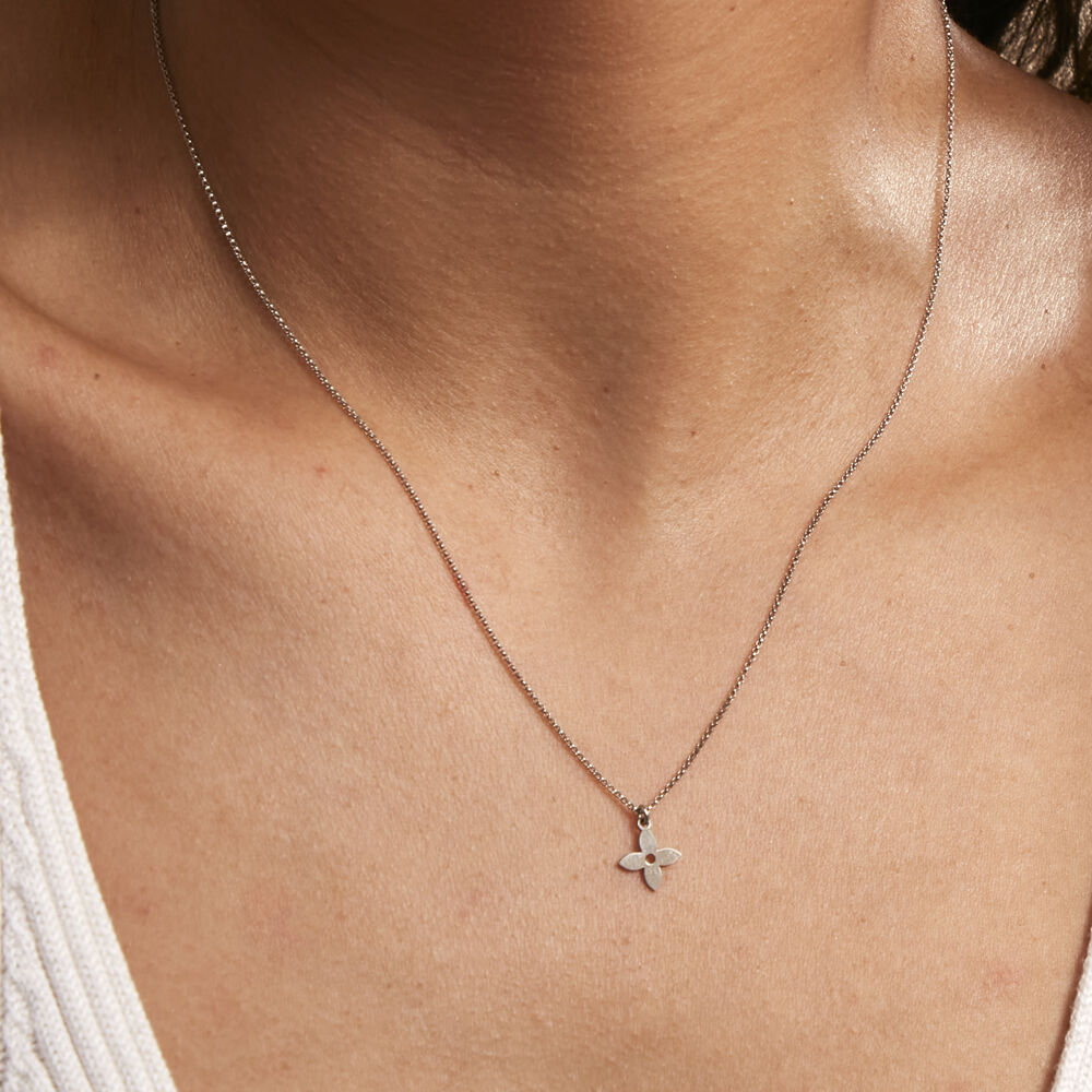 Collier Avra Argent Blanc - Colliers Femme | Marc Orian