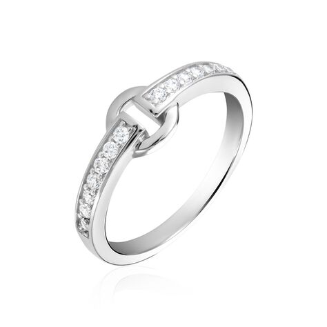 Bague Argent Blanc Candis Oxyde De Zirconium - Bagues Femme | Marc Orian