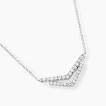 Collier Dayen Argent Blanc Oxyde De Zirconium - Colliers avec pierres Femme | Marc Orian