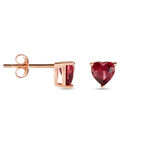 Boucles D'oreilles Kelvyn Argent Rose Oxyde - Puces Femme | Marc Orian