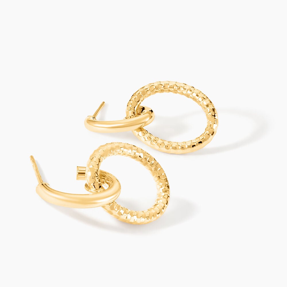 Boucles D'Oreilles Pendantes Chafik Or Jaune - Pendantes Femme | Marc Orian