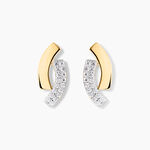 Boucles D'oreilles Puces Vero Or Jaune Oxyde De Zirconium - Puces Femme | Marc Orian