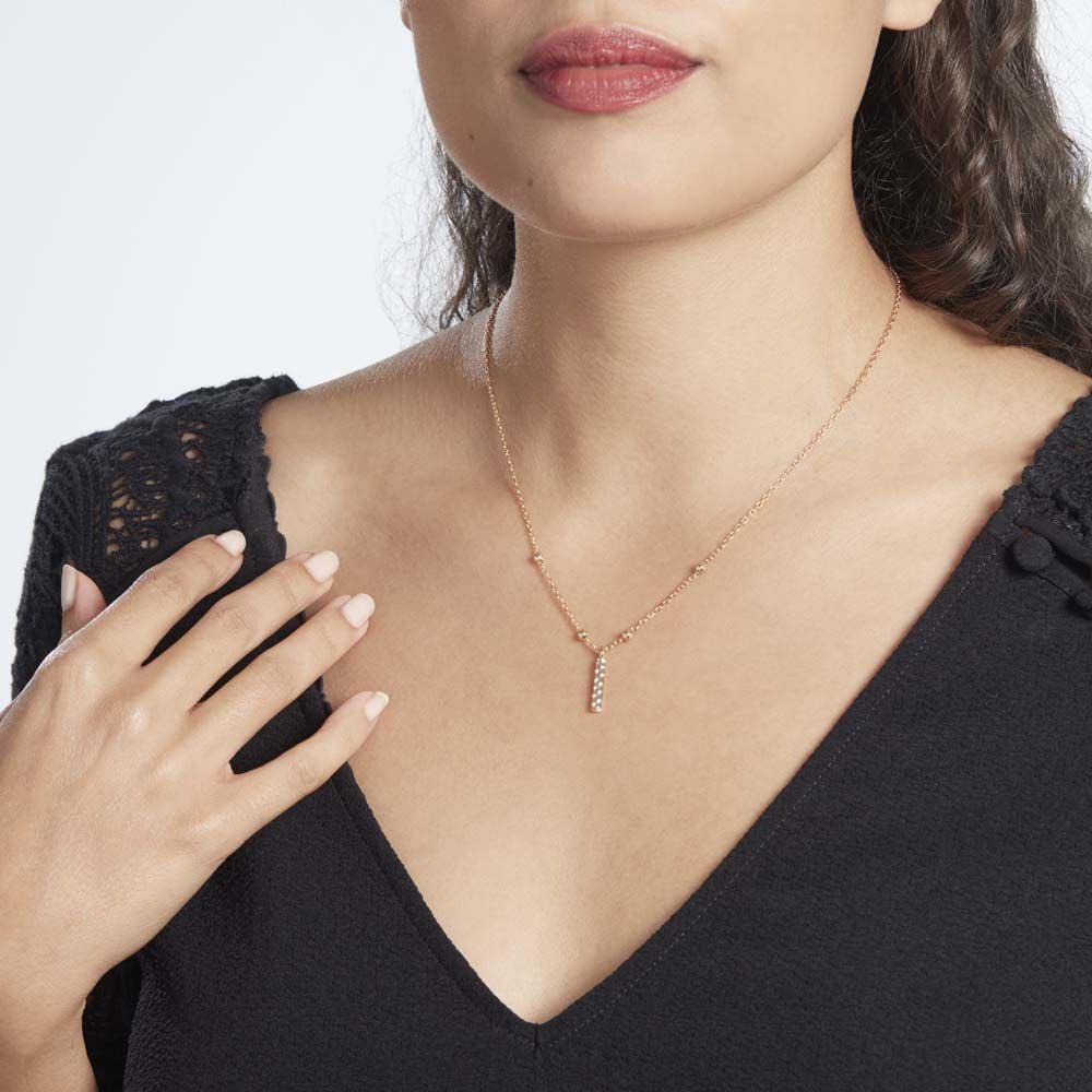 Collier Plaqué Or Jaune Lettra - Colliers fantaisie Femme | Marc Orian