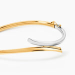 Bracelet Jonc Loise Flexible Or Bicolore - Bracelets joncs Femme | Marc Orian
