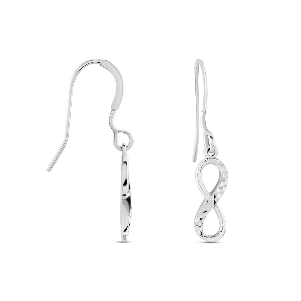Boucles D'oreilles Pendantes Argent Blanc Teoxane - Pendantes Femme | Marc Orian