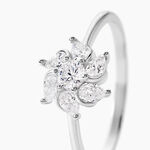 Bague Ulyssia Argent Blanc Oxyde De Zirconium - Bijoux fantaisie Femme | Marc Orian