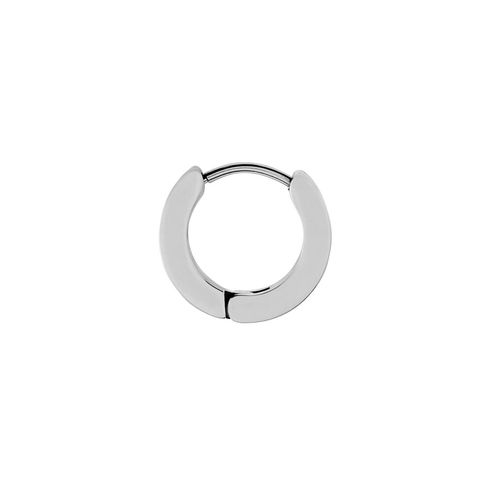 Créole Unitaire Acier Blanc Charloto - Piercings d'oreilles Homme | Marc Orian