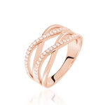 Bague Moisette Argent Rose Oxyde De Zirconium - Bijoux fantaisie Femme | Marc Orian