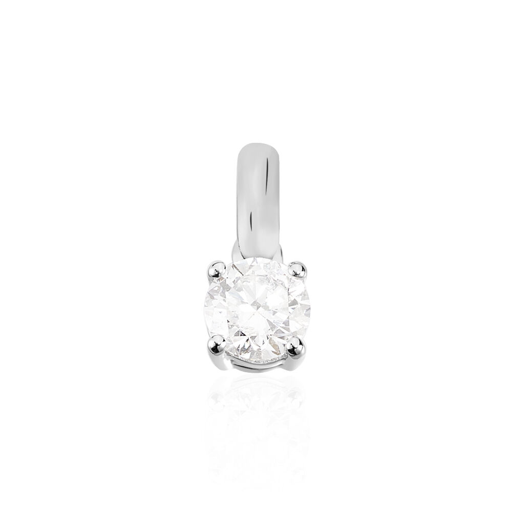 Pendentif Victoria Or Blanc Diamant - Pendentifs Femme | Marc Orian