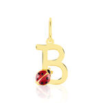 Pendentif Helidie Coccinelle Lettre Or Jaune - Pendentifs Enfant | Marc Orian