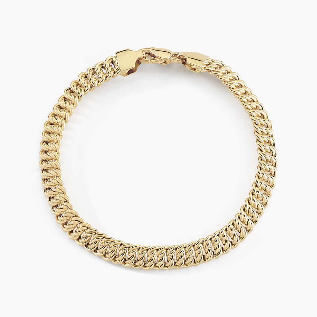 Bracelet Maille Or Jaune Jimmy - Bracelets mailles Femme | Marc Orian