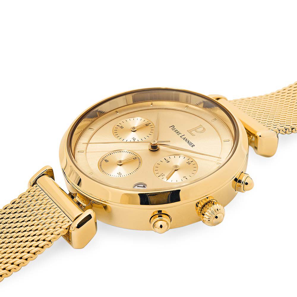Montre Pierre Lannier Lutecia Doré - Montres classiques Femme | Marc Orian