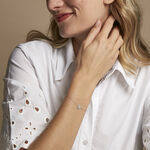 Bracelet Vasya Or Blanc Diamant - Bracelets cha&icirc;nes Femme | Marc Orian
