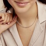 Cha&icirc;ne Vivian Argent Blanc - Colliers fantaisie Femme | Marc Orian