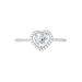 Bague Lienor Or Blanc Oxyde - Solitaires Femme | Marc Orian