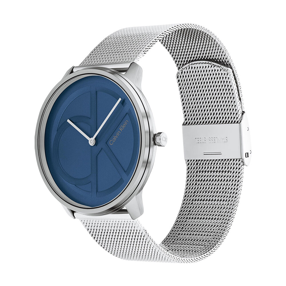 Montre Calvin Klein Iconic Mesh Bleu - Montres &eacute;tanches Femme | Marc Orian