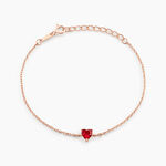 Bracelet Kelvyn Argent Rose Oxyde - Bracelets fantaisie Femme | Marc Orian