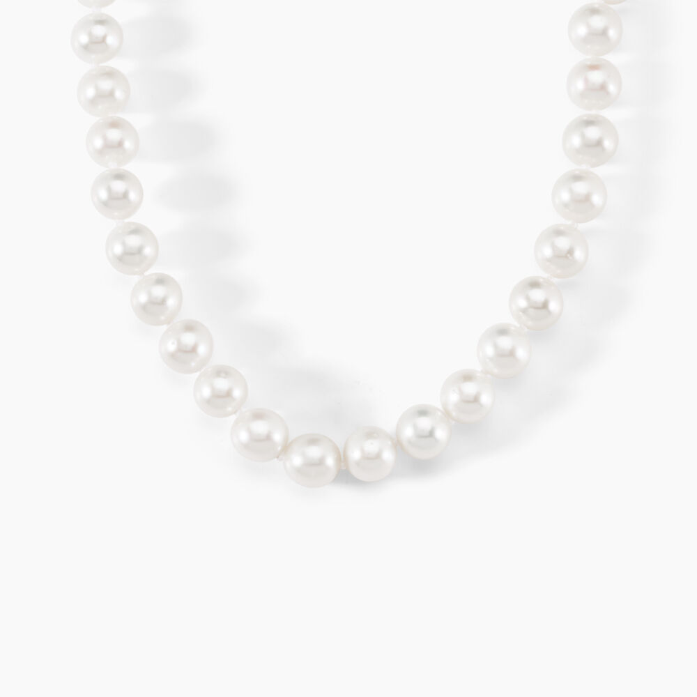 Collier Akoya Or Jaune Perle De Culture D'akoya - Colliers avec pierres Femme | Marc Orian