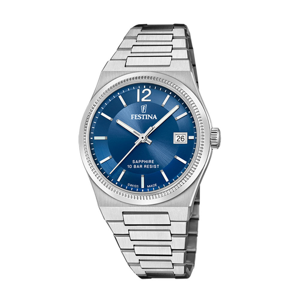 Montre Festina Swiss Made Bleu London - Montres classiques Femme | Marc Orian