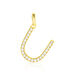 Pendentif Lettre U Or Jaune Oxyde - Pendentifs Famille | Marc Orian