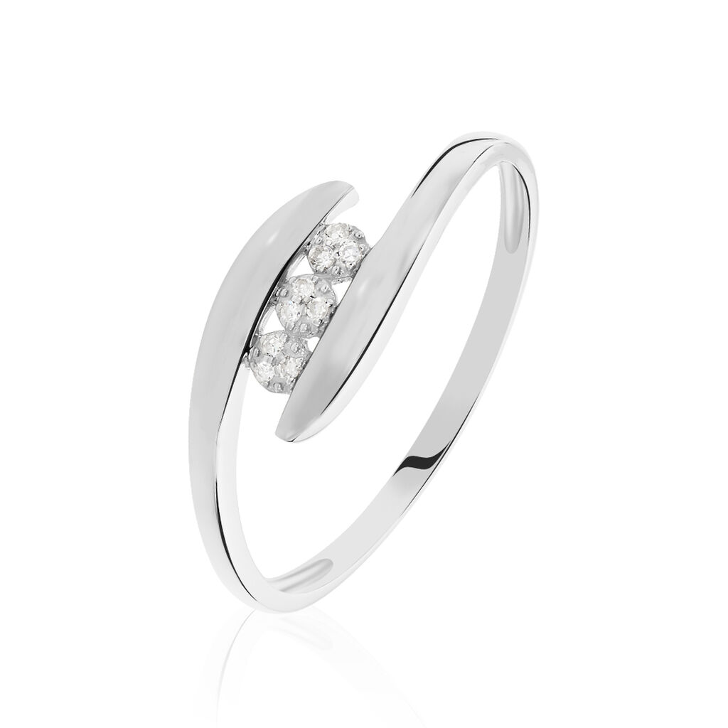 Bague Delphine Or Blanc Diamant - Parures de mariage Femme | Marc Orian
