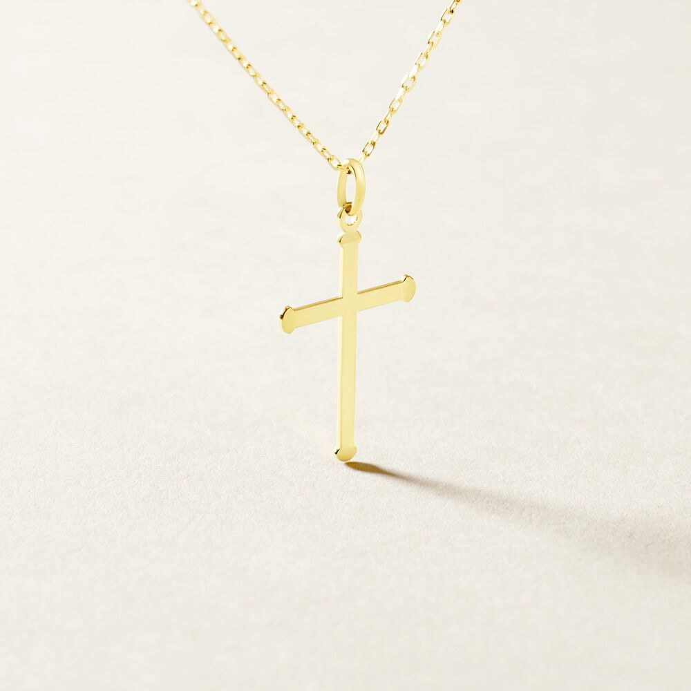 Pendentif Alyssa Croix Or Jaune - Pendentifs Femme | Marc Orian