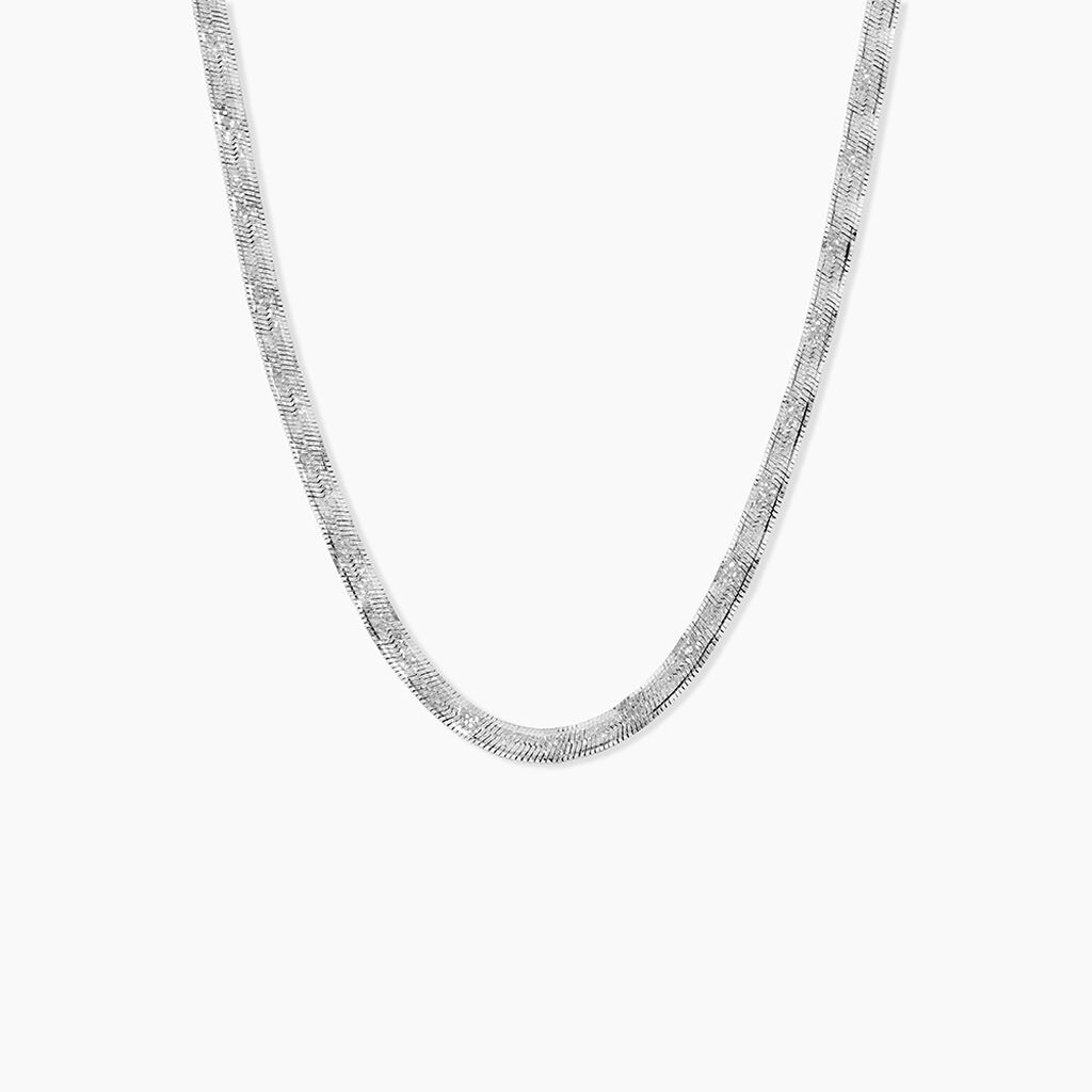 Collier Leonte Argent Blanc - Colliers fantaisie Femme | Marc Orian