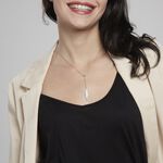 Collier Aliza Argent Blanc - Colliers fantaisie Femme | Marc Orian