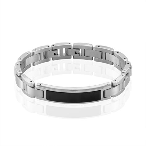 Bracelet Identité Acier Blanc Arvernus - Bracelets chaînes Homme | Marc Orian
