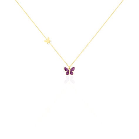 Collier Silia Papillon Or Jaune - Colliers ete Enfant | Marc Orian