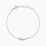 Bracelet Esperance Argent Blanc Oxyde De Zirconium - Bracelets fantaisie Femme | Marc Orian