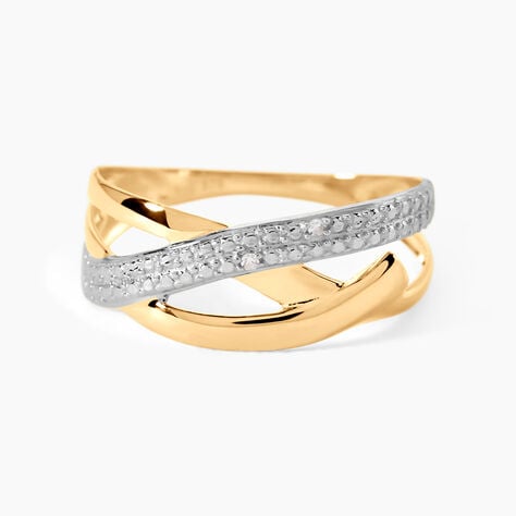 Bague Nuccia Or Bicolore Diamant - Parures de mariage Femme | Marc Orian