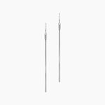 Boucles D'oreilles Pendantes Yaka Argent Blanc - Pendantes Femme | Marc Orian