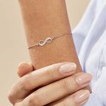 Bracelet Argent Blanc Wandis - Bracelets fantaisie Femme | Marc Orian