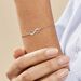 Bracelet Argent Blanc Wandis - Bracelets chaînes Femme | Marc Orian