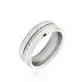 Bague Jourdan Iron Tungstene Blanc - Bagues grosses Homme | Marc Orian
