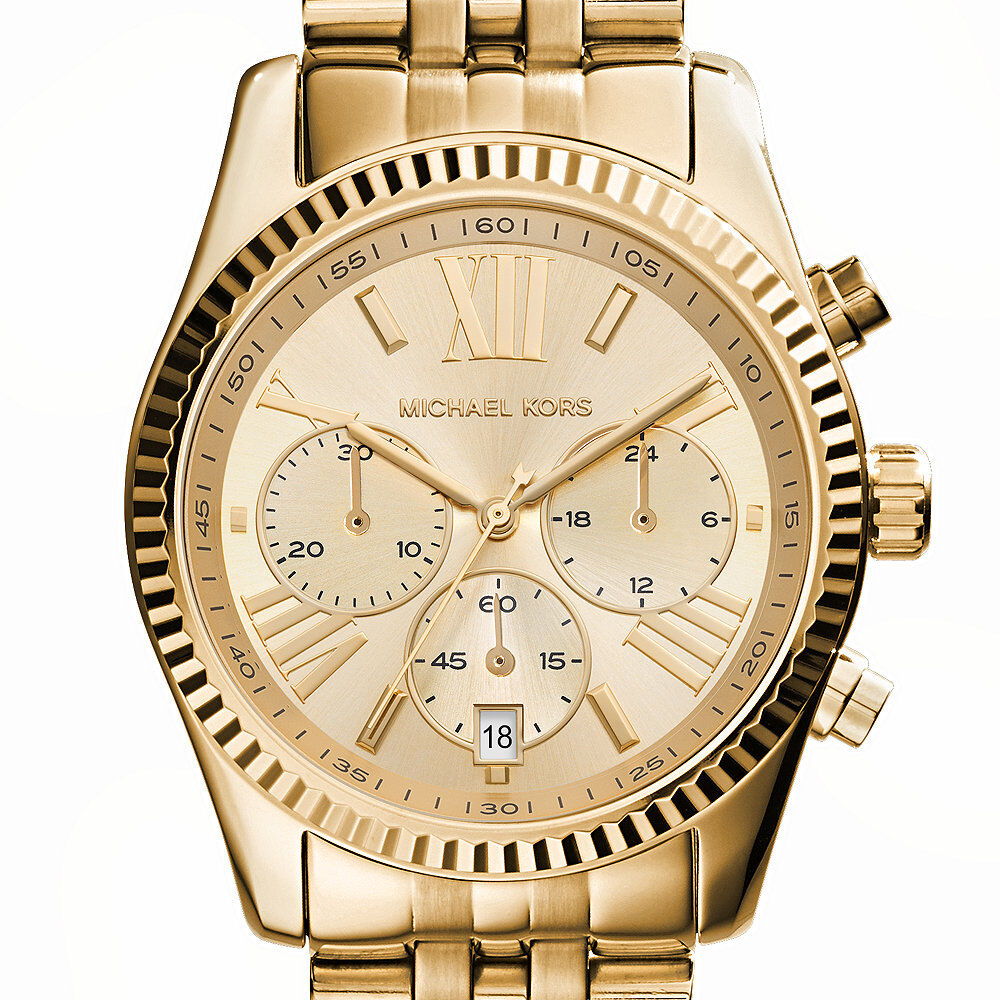 Montre Michael Kors Lexington Dor&eacute; - Montres &eacute;tanches Femme | Marc Orian