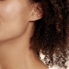 Boucles D'oreilles Puces Eddie Or Jaune Oxyde De Zirconium - Clous d'oreilles Femme | Marc Orian