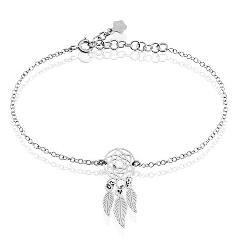 Bracelet Catchy Argent Blanc - Bracelets chaînes Femme | Marc Orian