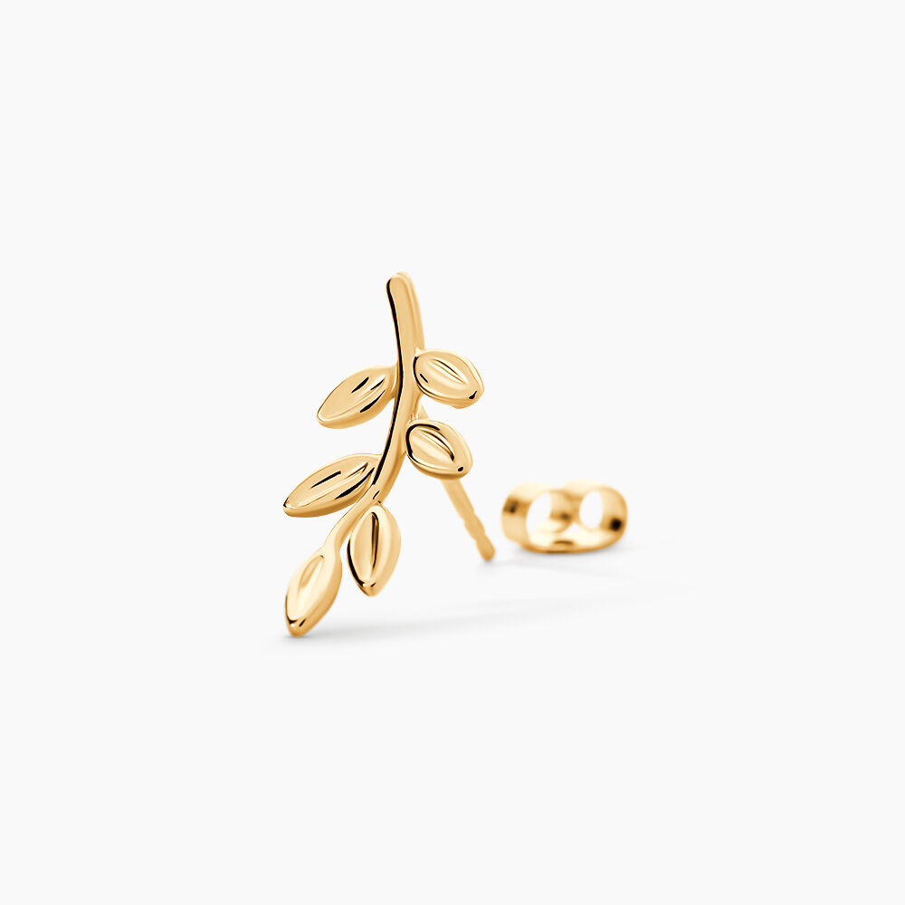 Boucles D'oreilles Puces Carla-rose Or Jaune - Puces Femme | Marc Orian