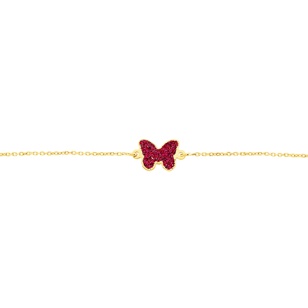 Bracelet Solena Papillon Or Jaune - Bracelets chaînes Enfant | Marc Orian