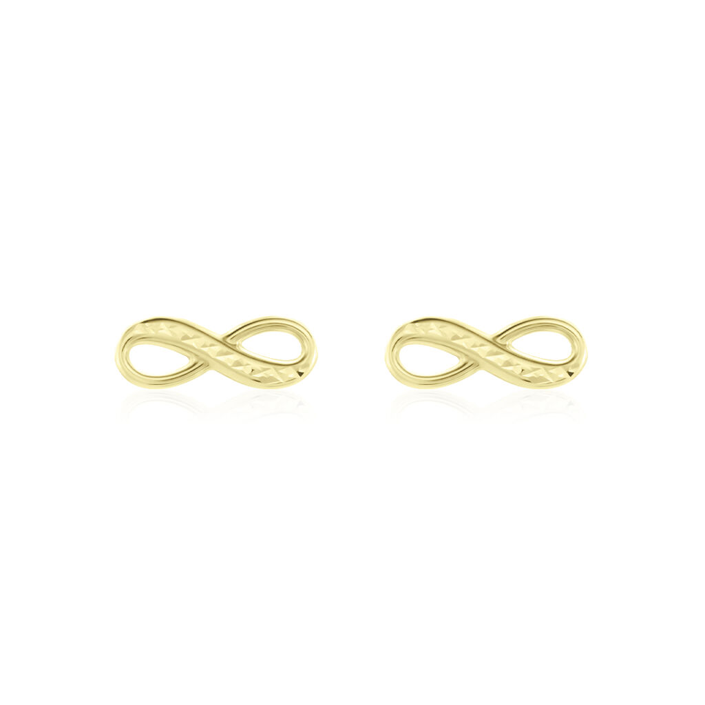 Boucles D'oreilles Puces Ferrera Or Jaune - Puces Femme | Marc Orian