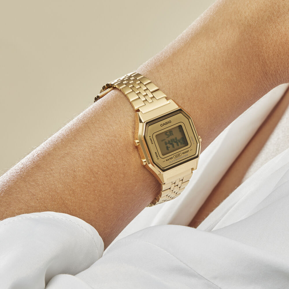Montre Casio Collection Vintage Champagne - Montres étanches Femme | Marc Orian