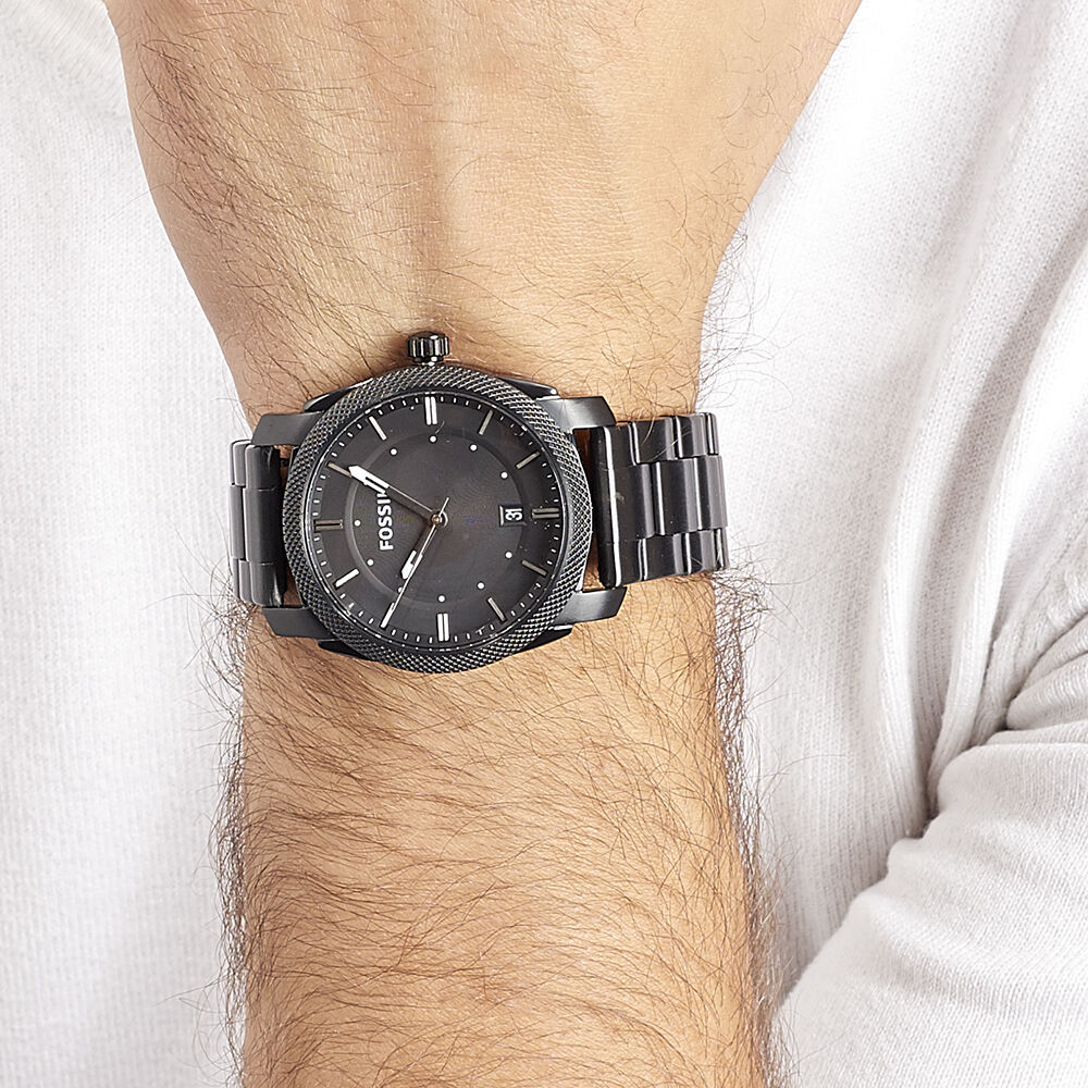Montre Fossil Machine Noir - Montres étanches Homme | Marc Orian