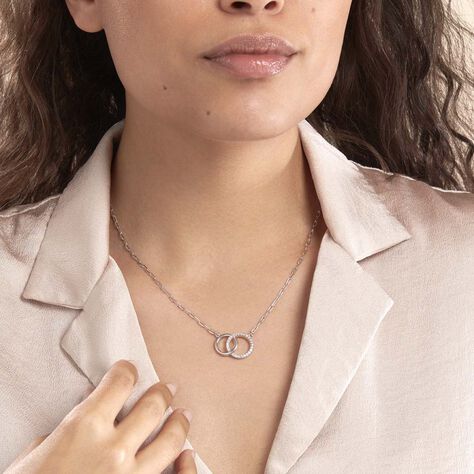 Collier Isabel Argent Blanc Oxyde De Zirconium - Colliers Femme | Marc Orian