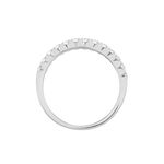 Alliance Pristina Or Blanc Diamant - Alliances avec pierres Femme | Marc Orian