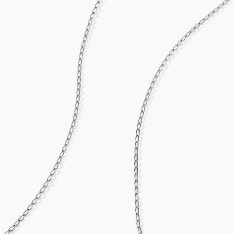 Collier Maille Nuncio Argent Blanc - Chaines Famille | Marc Orian