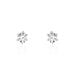 Boucles D'oreilles Puces Petrine Argent Blanc Oxyde De Zirconium - Puces Femme | Marc Orian