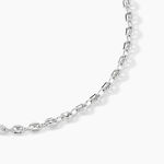 Collier Carrus Argent Blanc - Chaines Homme | Marc Orian