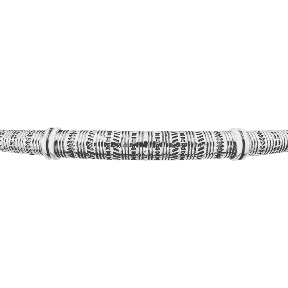 Bracelet Jonc Argent Gustav - Bracelets joncs Homme | Marc Orian